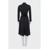 Black wrap dress
