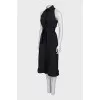 Black dress with a collar
