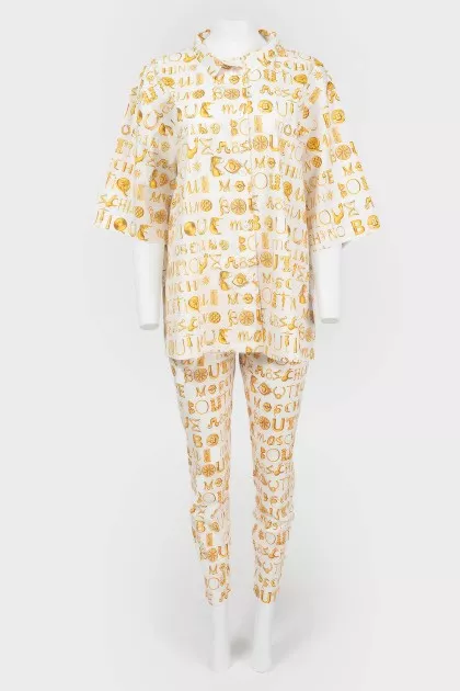 Costume Zylated Pants and Free Shirt