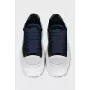 Deck Plimsoll Satin Sneakers