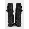 Men's leather boots with studs