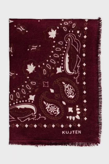 Cashmere scarf with tag