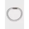 Bracelet with crystals and magnetic clasp