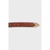 Narrow leather belt