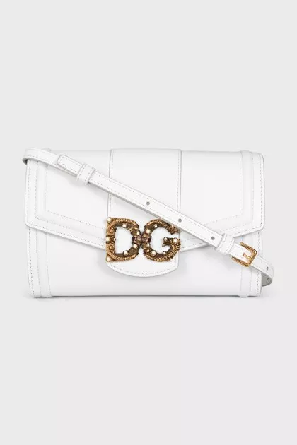 White leather bag DG Amore