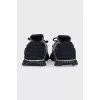 Men's gray textile sneakers