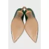 Textured leather pumps