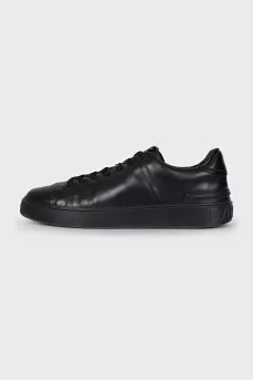 Men's leather lace-up sneakers