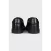 Men's leather lace-up sneakers