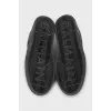 Men's leather lace-up sneakers