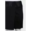 Vintage mini-skirt with lace and cuts