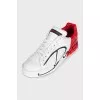 White and red Portofino sneakers