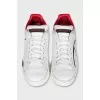 White and red Portofino sneakers