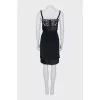 Silk sequin strappy dress