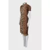 Dress with a removable cape