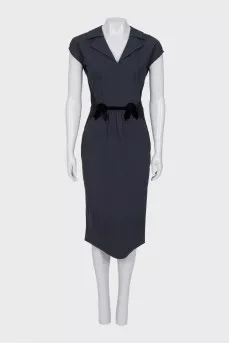 Wool sheath dress