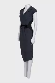 Wool sheath dress