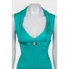 Green bodycon dress