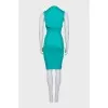Green bodycon dress