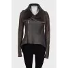 Asymmetrical zip-up jacket