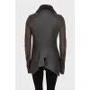 Asymmetrical zip-up jacket