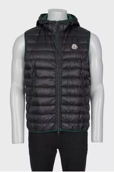 Men's black vest