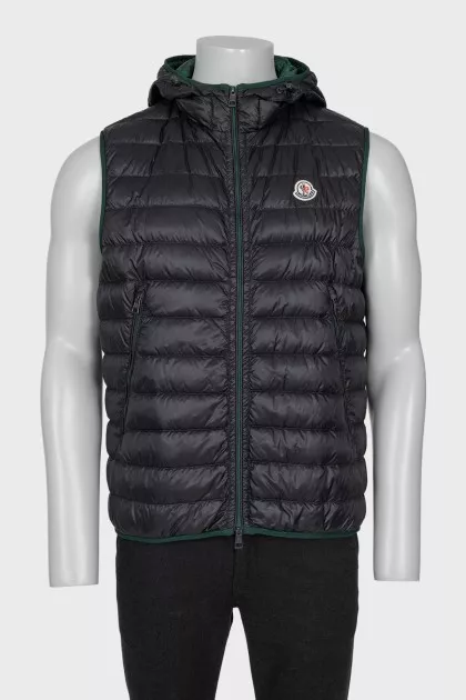 Men's black vest