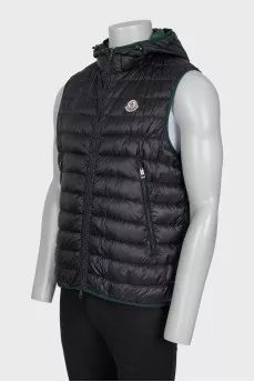 Men's black vest