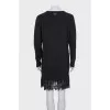 Dress with lace at the hem