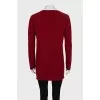 Red cashmere pullover with tag
