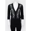 Vintage cardigan with lace