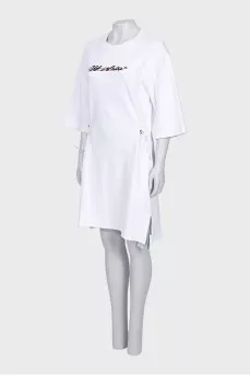 White T-shirt dress with tag