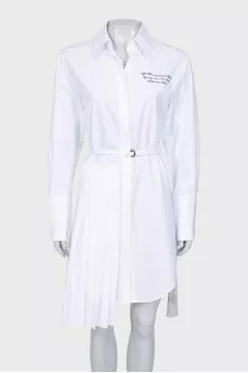 Fitted dress with signature embroidery