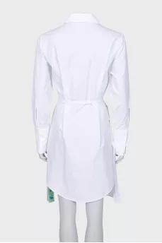 Fitted dress with signature embroidery
