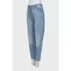 Jeans with rhinestones and tag