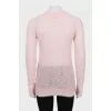 Knitted pink sweater with tag