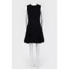 Dress with a flared sleeveless skirt