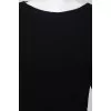 Long dress with one -piece sleeve