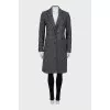 Fitted coat decorated with sequins