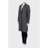 Fitted coat decorated with sequins
