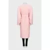 Pink quilted coat