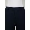 Narrowed trousers of high landing