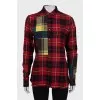 Red checkered shirt