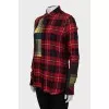 Red checkered shirt