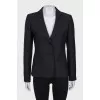 Fitted jacket with buttons