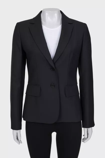 Fitted jacket with buttons