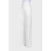 White trousers with a double belt