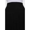 Black silk skirt