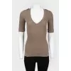 A tight -fitting top top