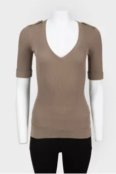 A tight -fitting top top